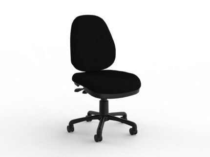 Knight's Evo 3 Lever Mega Luxe Breath Fabric Task Chair, Black